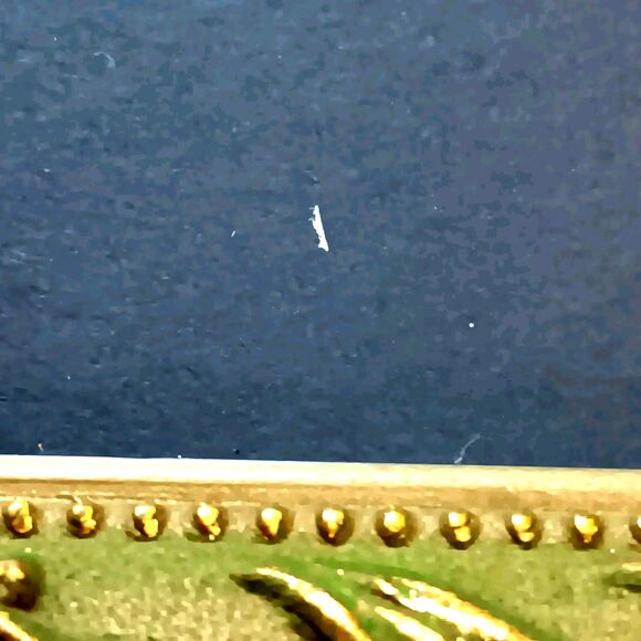 Vintage Flower Trio Prints Matted And Framed Dark Blue Background Gold Frame 15" - Picture 2 of 9